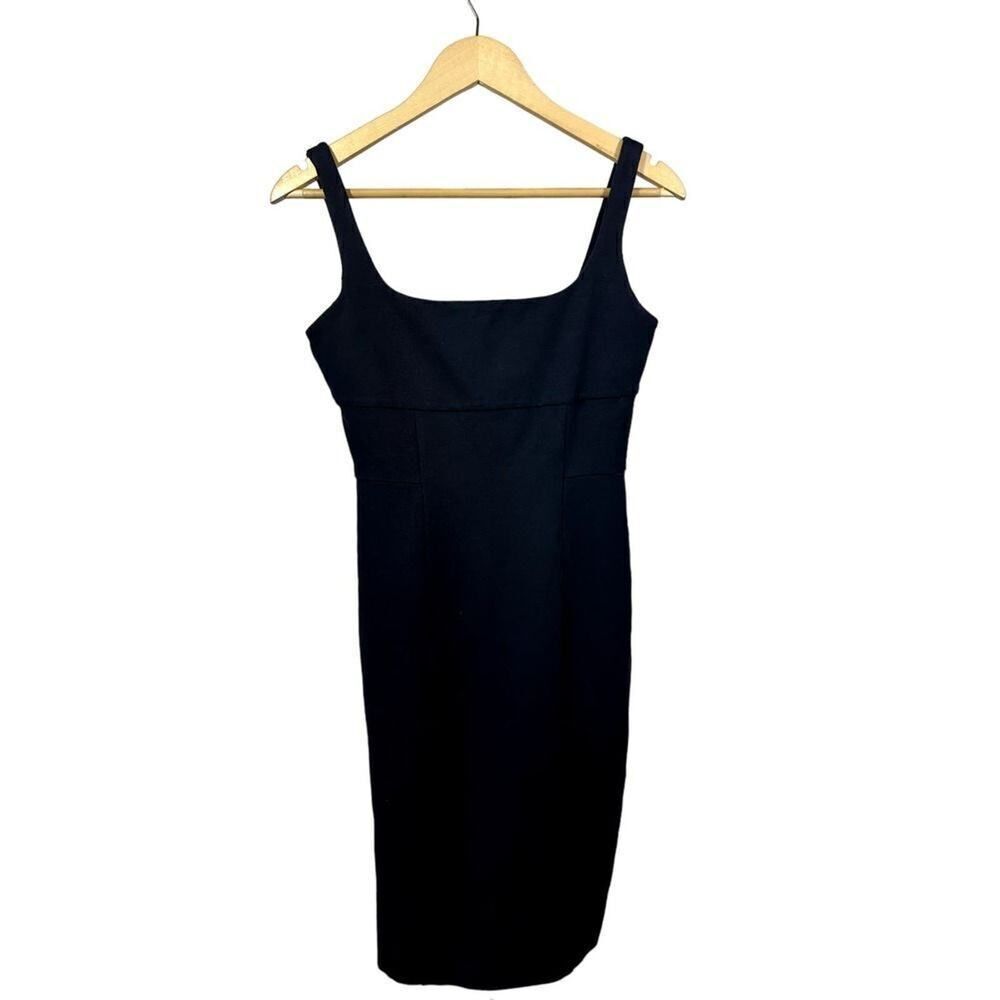 DIANE VON FURSTENBERG Women's Bridget Sleeveless Sheath Dress Navy Blue Size 8